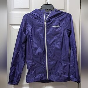 Patagonia Alpine Houdini Jacket Womens Size XS rain Water Resistant Purple